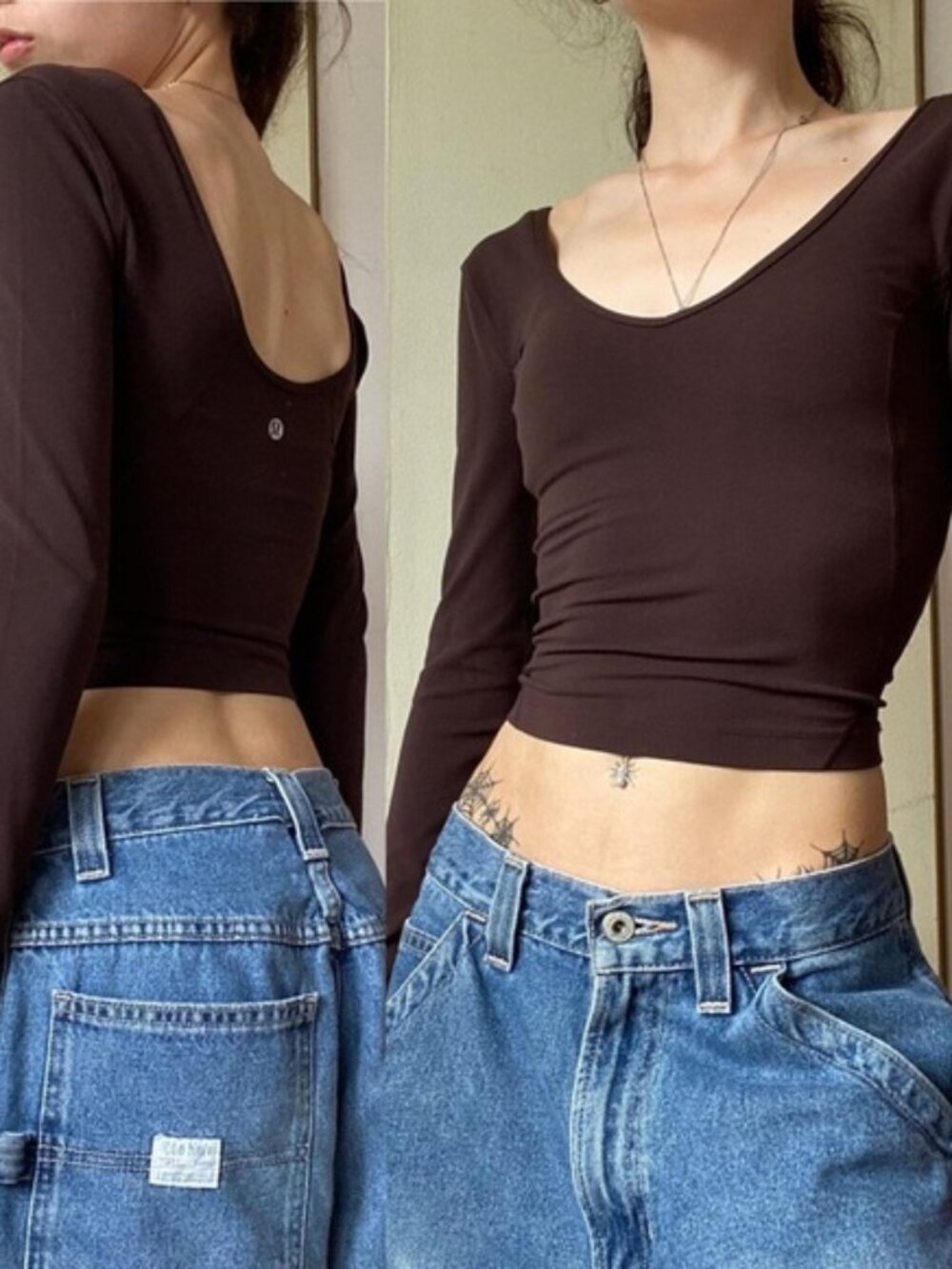 ✨Lululemon Athletica Long Sleeve Crop Top✨